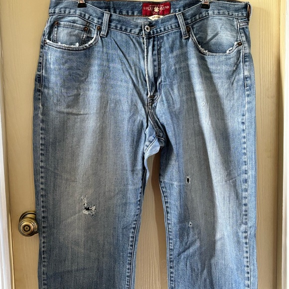 Lucky brand straight leg jeans Men’s 38/30 - Picture 2 of 4
